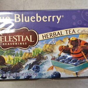 Celestial Seasonings Herbal Tea Caffeine Free True Blueberry - 20 Tea Bags of 3